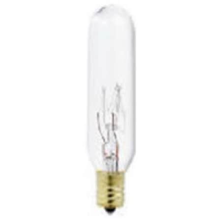 Globe Electric Globe Electric 70942 25 Watts T6.5 Clear Tubular Exit Sign Light Bulb; Pack Of 6 707636